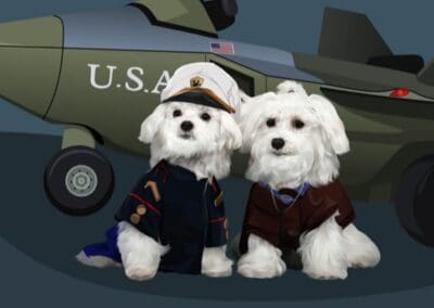 Madison and Macie, Maltese Pups
