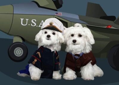 Madison and Macie, Maltese Pups
