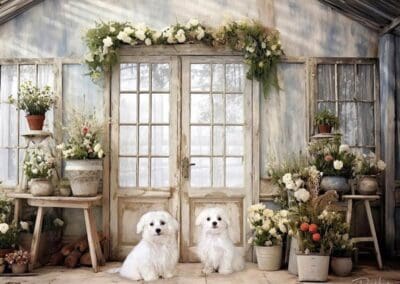 Madison and Macie, Maltese Pups